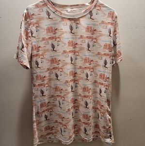 Desert pattern t-shirt